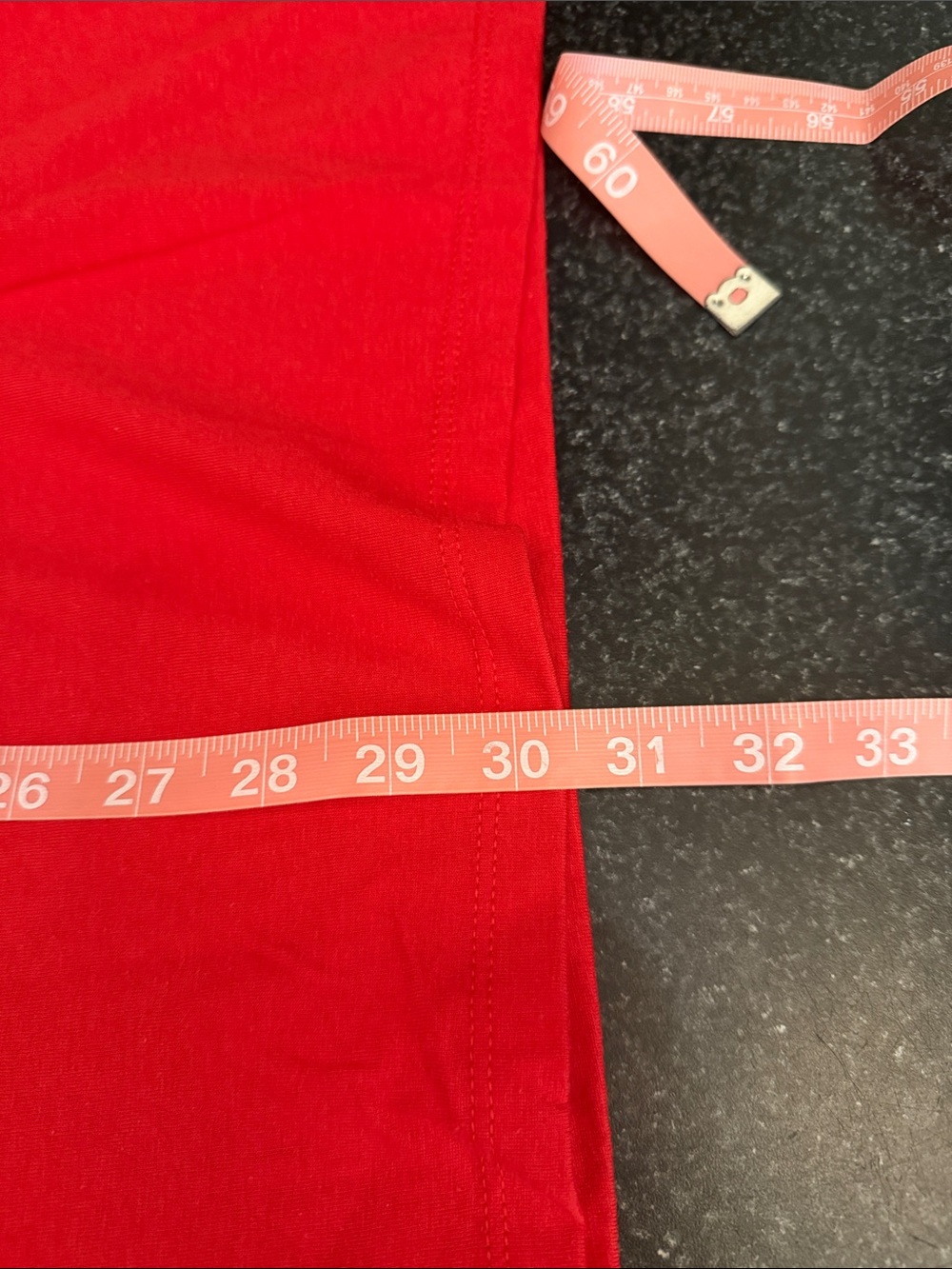 Champion Red Short-Sleeve Crewneck with Black Logo - Picture 6 of 6